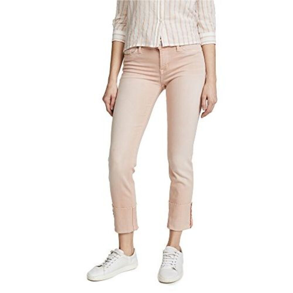 Tally Cropped Skinny Jeans Worn Rose Rosewater 28